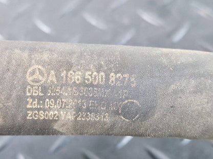 16-19 MERCEDES BENZ GLE W166 GENUINE COOLANT HOSE PIPE A1665008275
