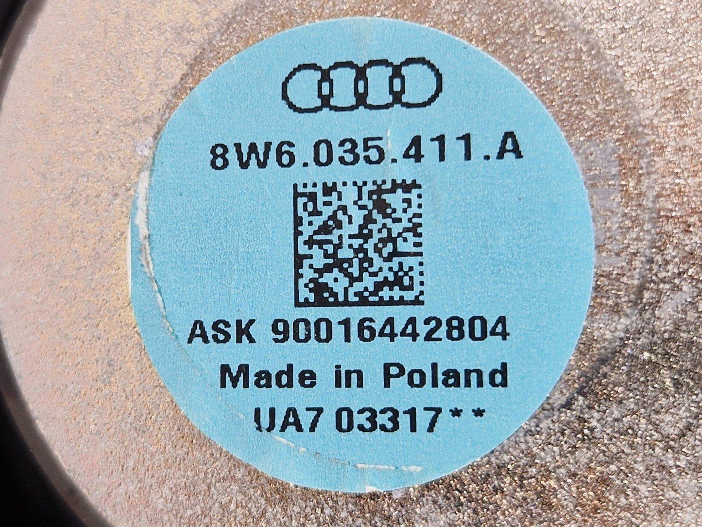 17-24 AUDI S5 F5 GENUINE OEM ORIGINAL REAR SIDE PANEL SOUND SPEAKER 8W6035411A