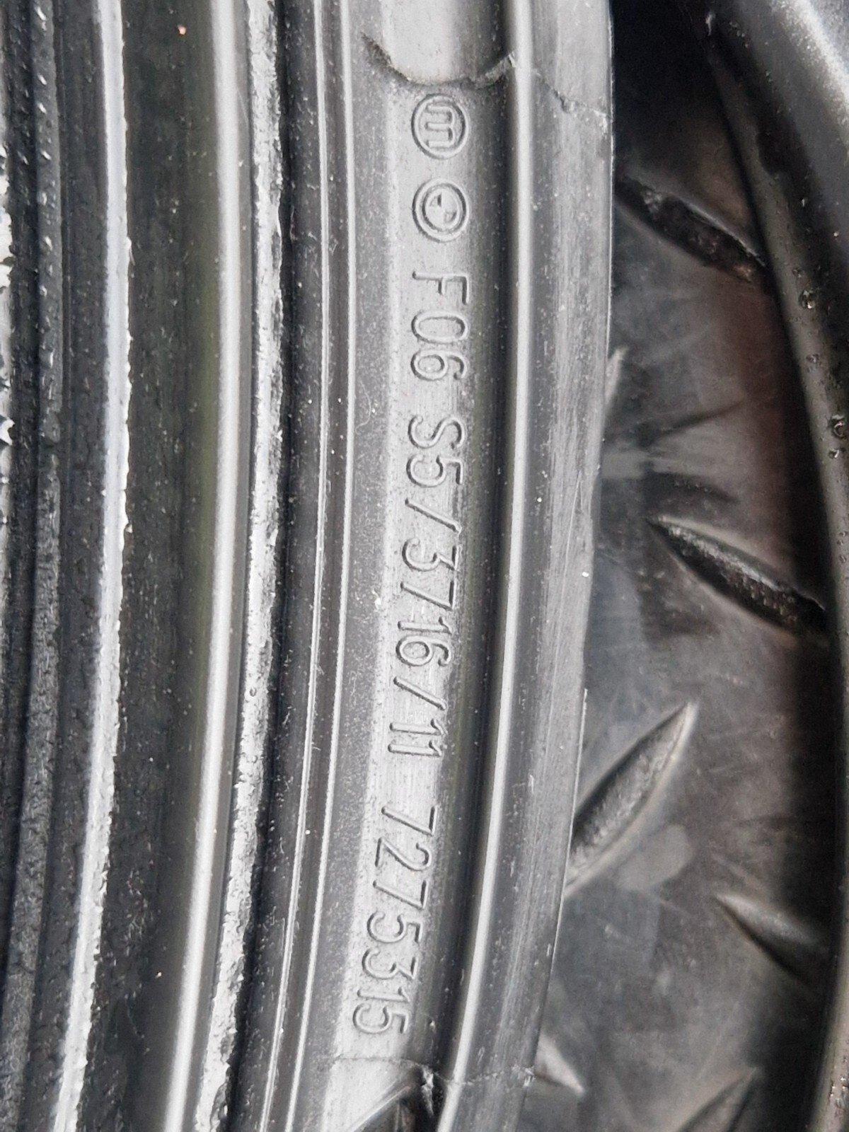 11-18 BMW 6 SERIES F06 REAR LEFT DOOR RUBBER WEATHER SEAL STRIP 7275315