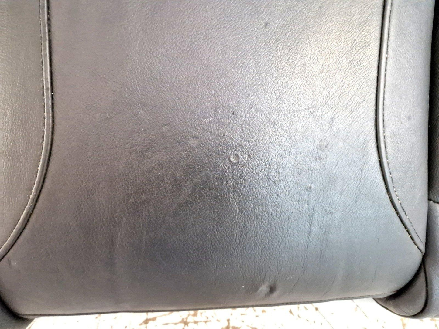 12-18 AUDI A6 C7 GENUINE BLACK LEATHER REAR SEAT BENCH 4G0885375K