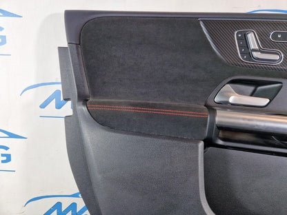 19-ON MERCEDES BENZ B CLASS W247 FRONT LEFT PASSENGER DOOR CARD PANEL IN BLACK