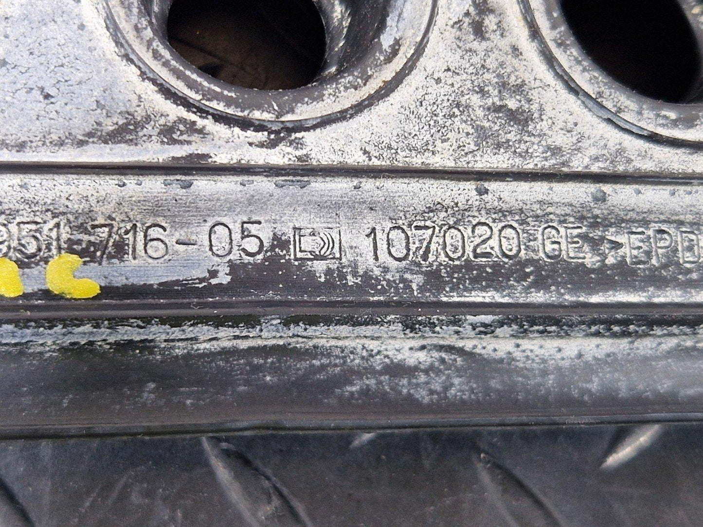 10-13 BMW X5 E70 LCI GENUINE HEATER MATRIX COVER SEALING PLATE GASKET 6951716