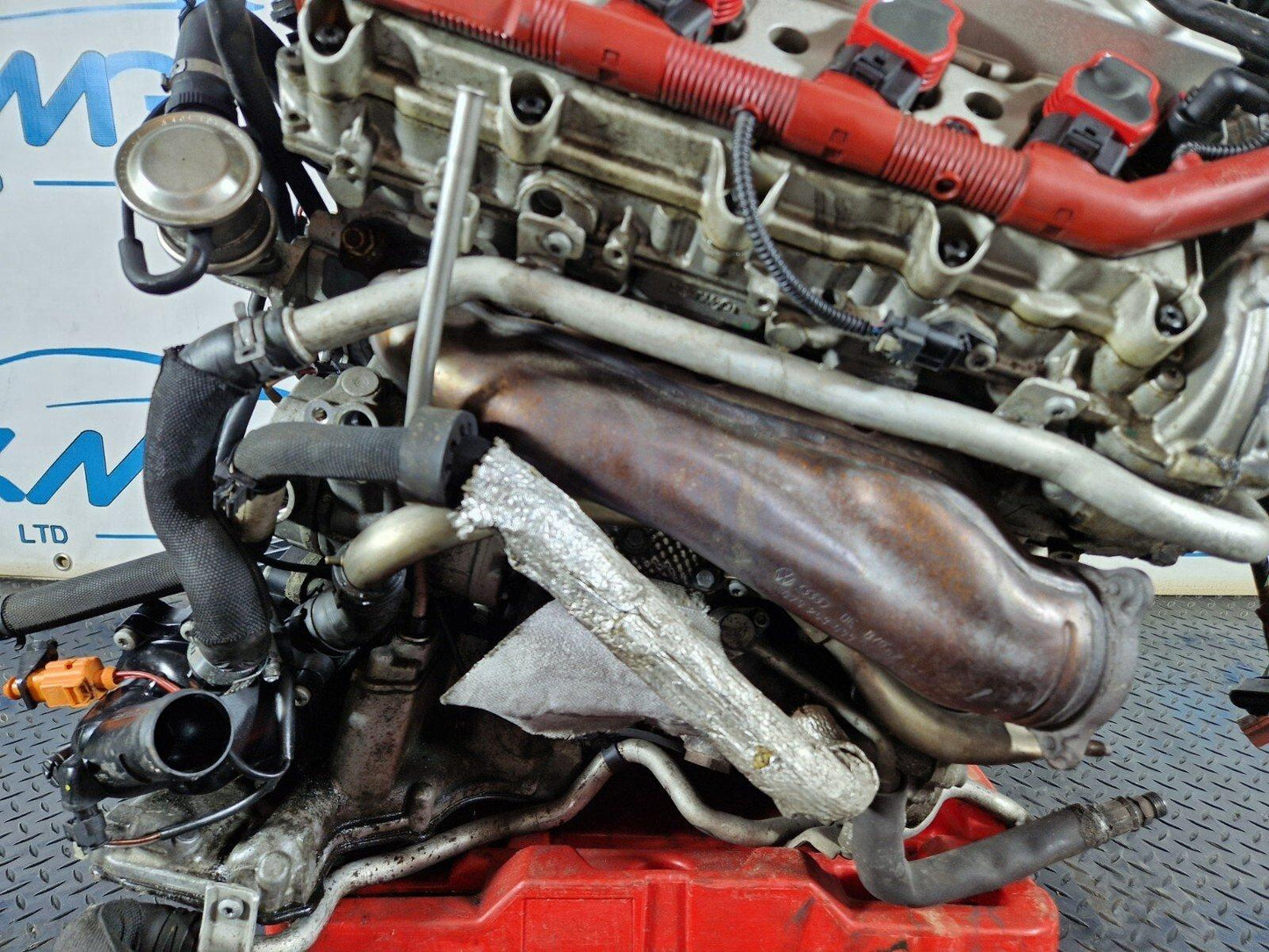 10-17 AUDI A8 4H 4.2 V8 CDRA PETROL GENUINE COMPLETE ENGINE (PLUG&PLAY)