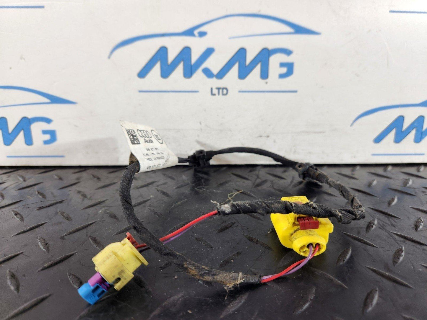 16-20 AUDI Q7 4M FRONT RIGHT N/S CABLE ADAPTER CRASH SENSOR FOR AIRBAG 4M0971677