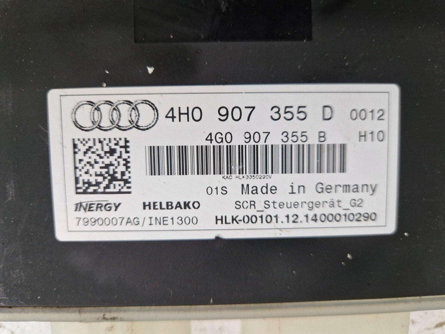 16-19 AUDI A4 B9 SPORT GENUINE OEM RMD BLUE METERING CONTROL UNIT 4H0907355D