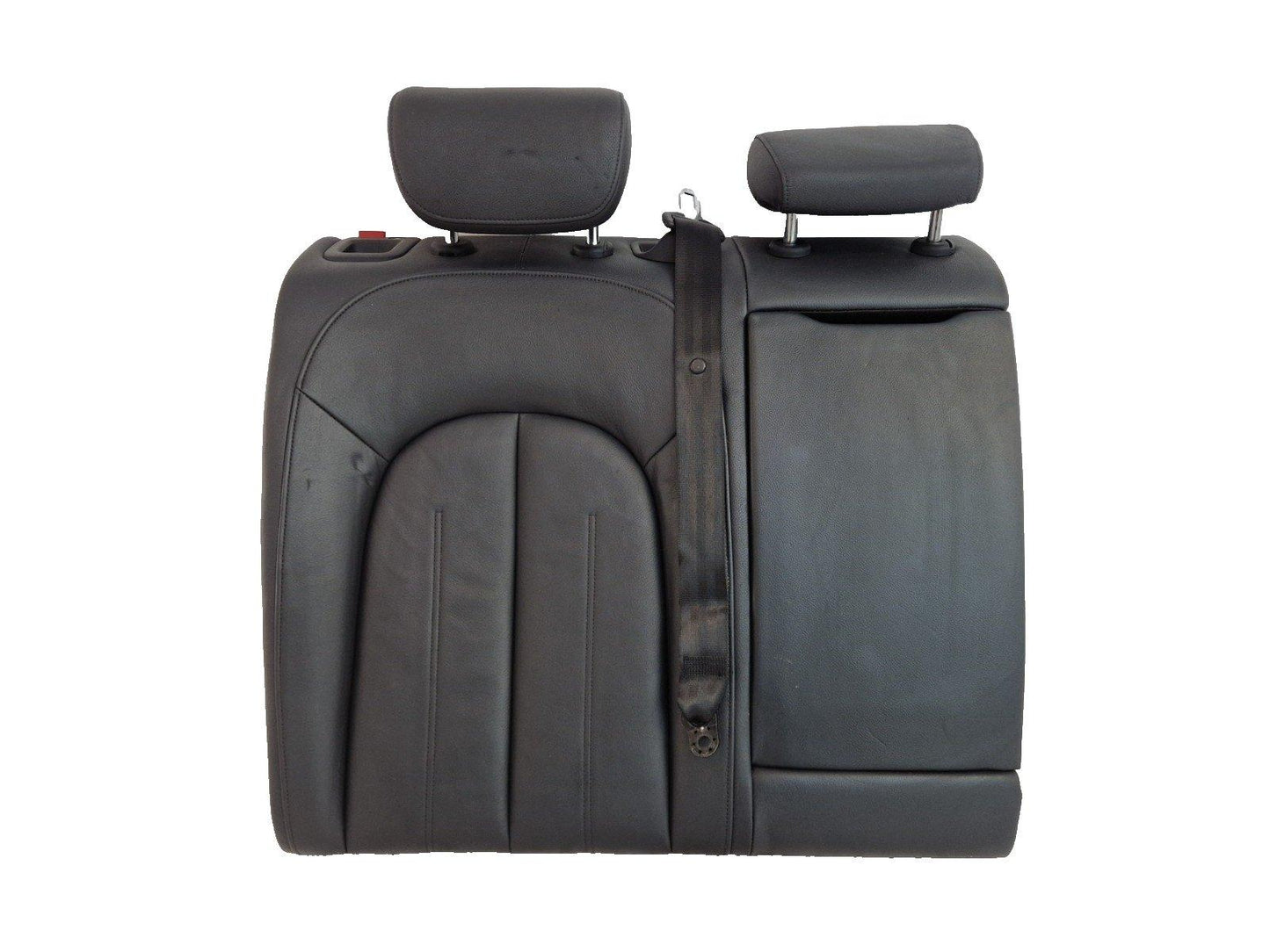 12-18 AUDI A6 C7 Rear OS Right Soul Black Leather Seat Backrest