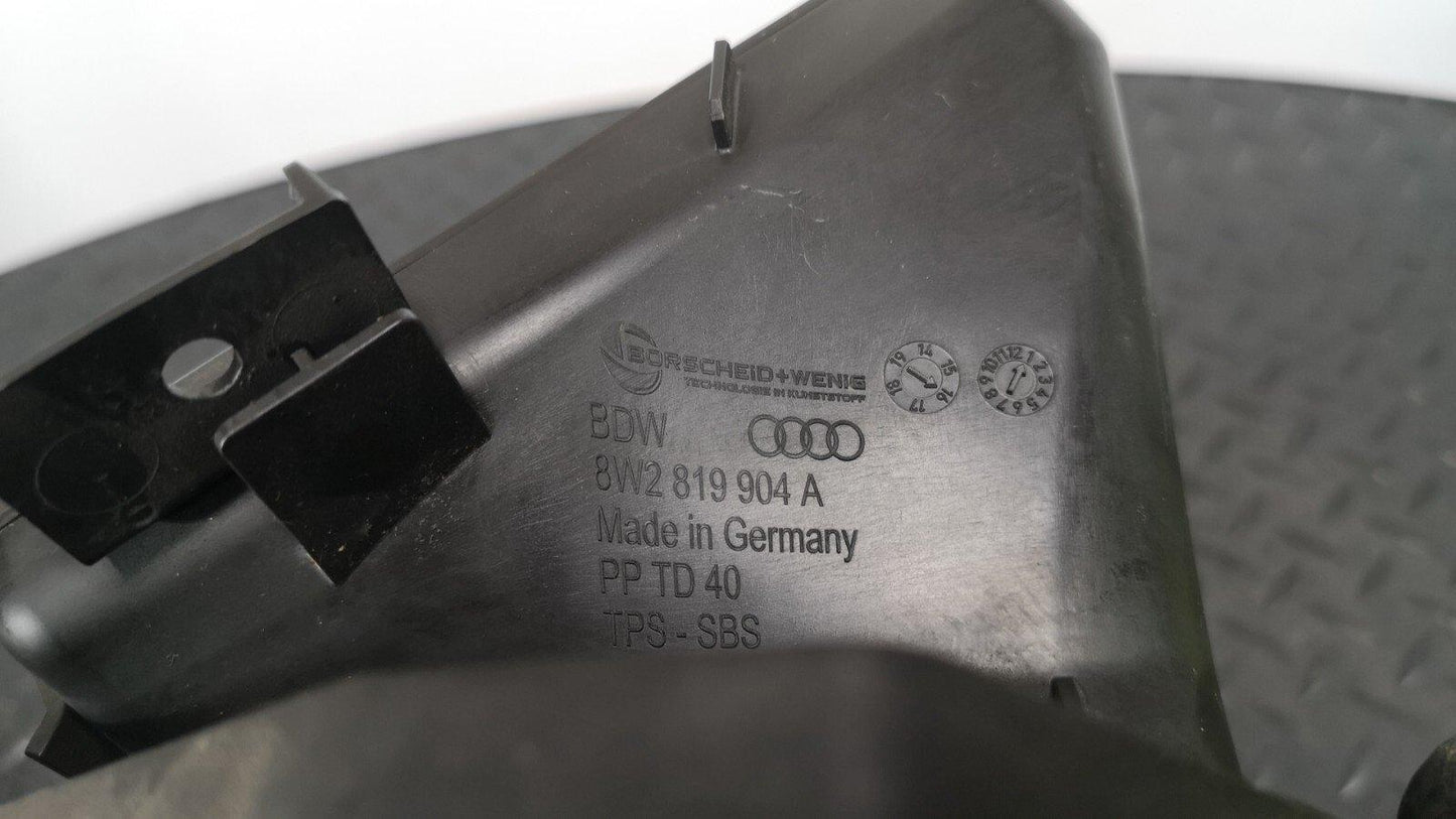 16-19 AUDI A4 B9 S-LINE GENUINE FRONT AIR INTAKE DUCT VENT 8W2819904A