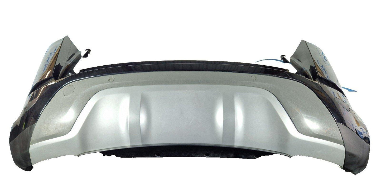 19-ON RANGE ROVER EVOQUE L551 GENUINE COMPLETE REAR BUMPER SANTORINI BLACK 820