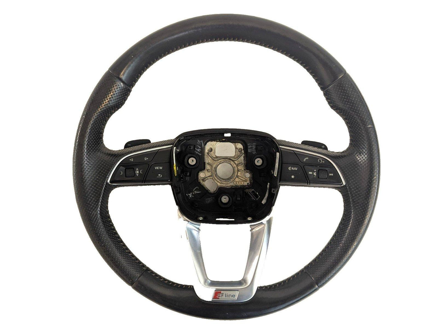 16-20 AUDI Q7 4M GENUINE S-LINE MULTIFUNCTION STEERING WHEEL 4M0419698