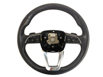 16-20 AUDI Q7 4M GENUINE S-LINE MULTIFUNCTION STEERING WHEEL 4M0419698