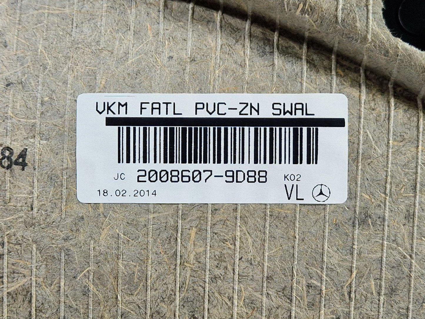 12-18 MERCEDES BENZ B-CLASS W246 FRONT PASSENGER DOOR CARD PANEL A2467201348