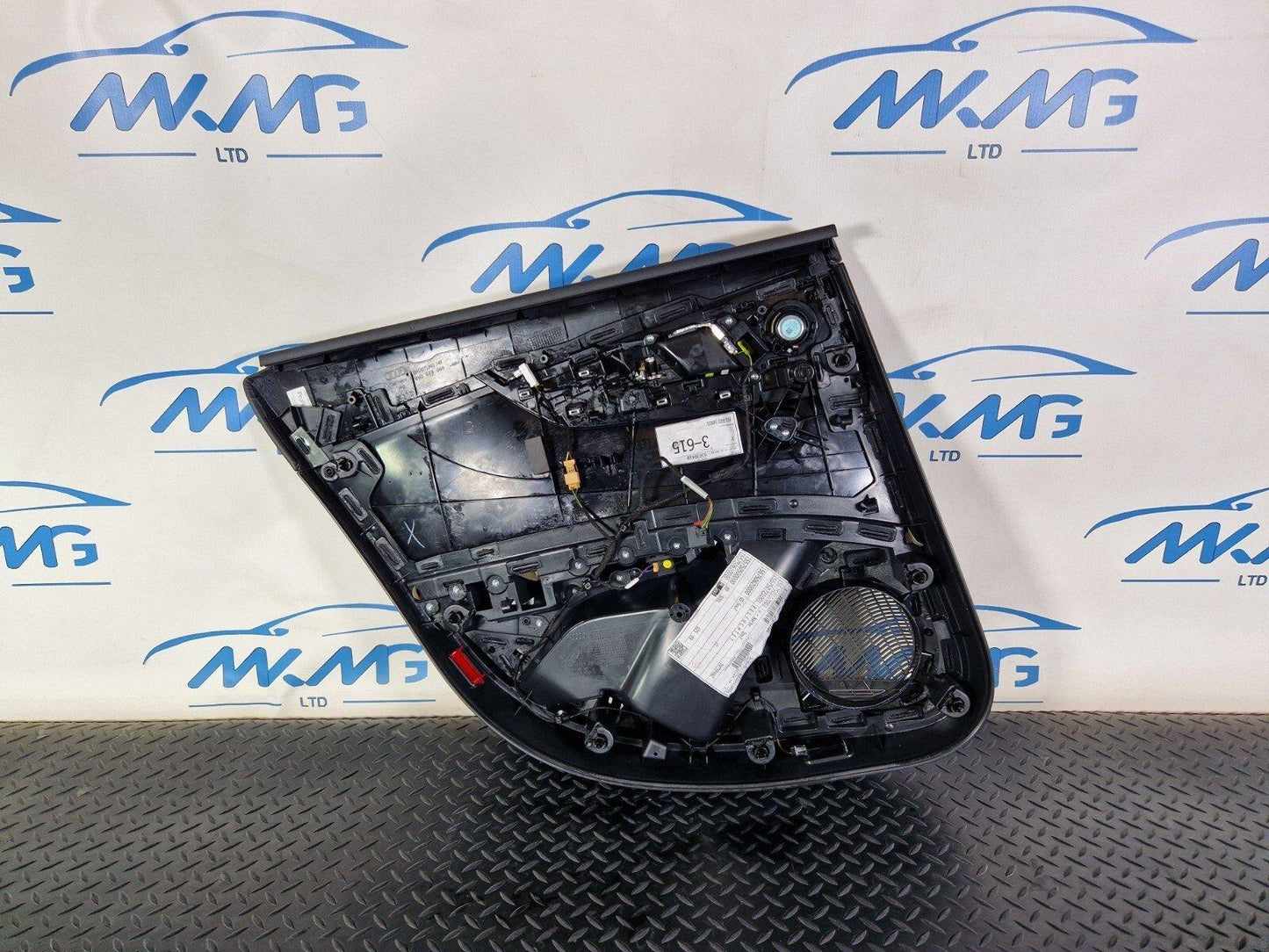 16-19 AUDI A4 AVANT B9 REAR RIGHT SIDE BLACK LEATHER DOOR CARD 8W0867488