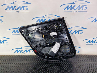 16-19 AUDI A4 AVANT B9 REAR RIGHT SIDE BLACK LEATHER DOOR CARD 8W0867488