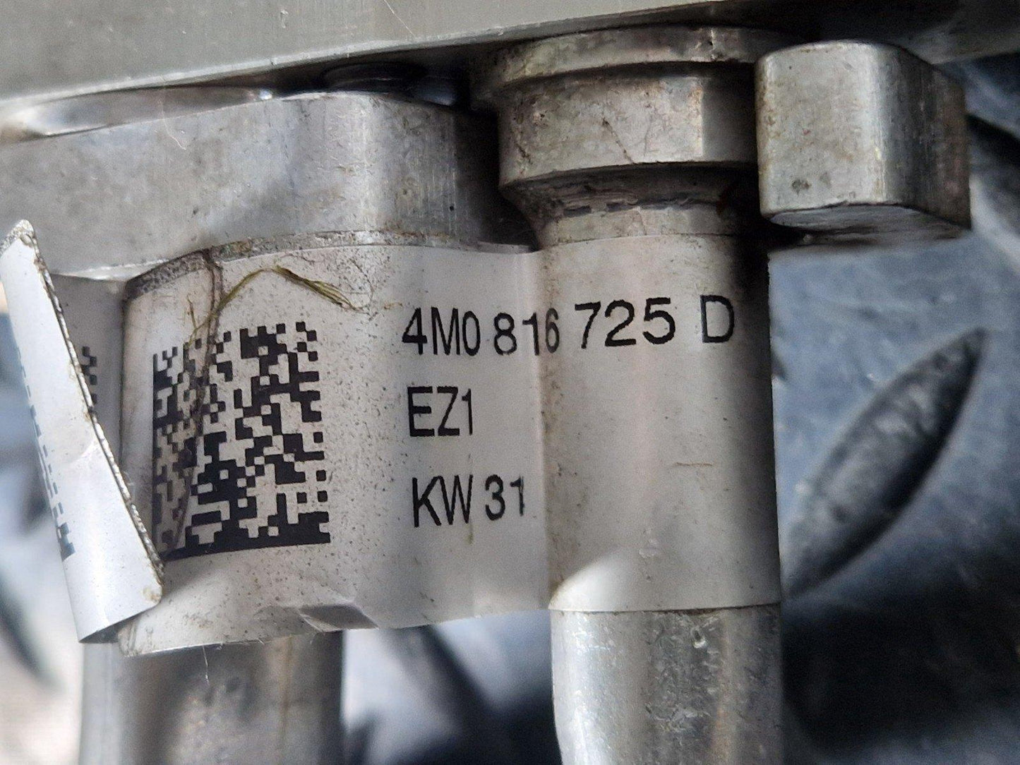 16-20 AUDI Q7 4M A/C AIR CON CONDITIONING PIPE HOSE 4M0816725D 4M0820181B