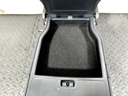 14-21 MERCEDES BENZ C300 W205 REAR SEAT ARMREST CUP HOLDER BLACK LEATHER