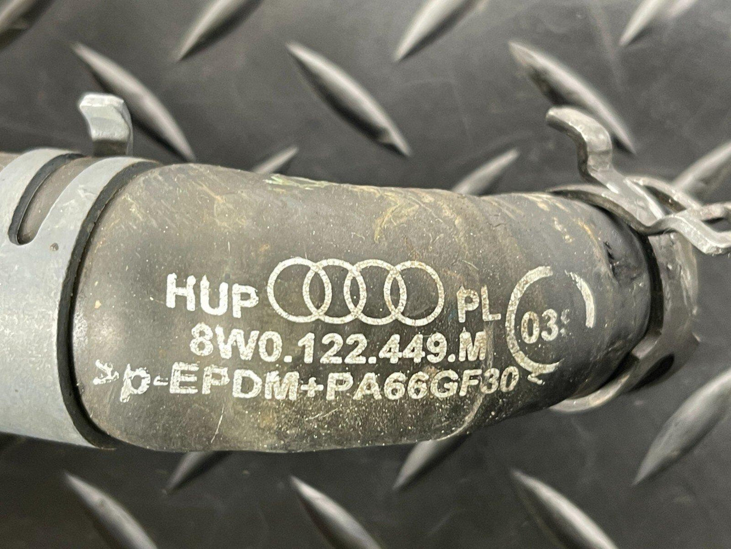 16-23 AUDI A5 F5 SPORTBACK GENUINE WATER COOLANT PIPE 8W0122449M