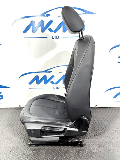 16-22 BMW X1 F48 GENUINE FRONT LEFT PASSENGER SIDE BLACK LEATHER SEAT (HEATED)