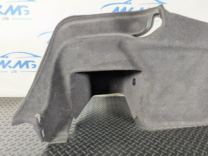 10-17 AUDI A8 4H REAR LEFT NSR BOOT SIDE TRUNK CARPET PANEL 4H0863879F