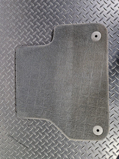 16-24 AUDI A5 F5 COUPE GENUINE OEM SET OF 2 REAR BLACK FLOOR FOOT MATS 8W6061276