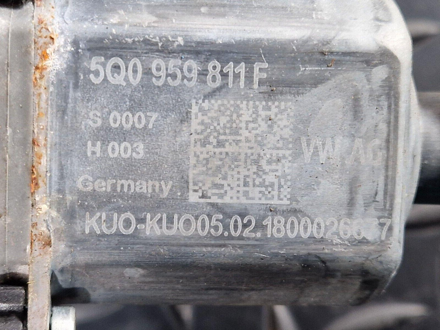 16-24 AUDI A5 F5 COMPLETE WINDOW MECHANISM RIGHT REAR 8W7839398A