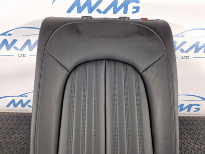 12-18 AUDI A6 C7 SALOON REAR LEFT N/S/R SOUL BLACK LEATHER BACKREST SEAT