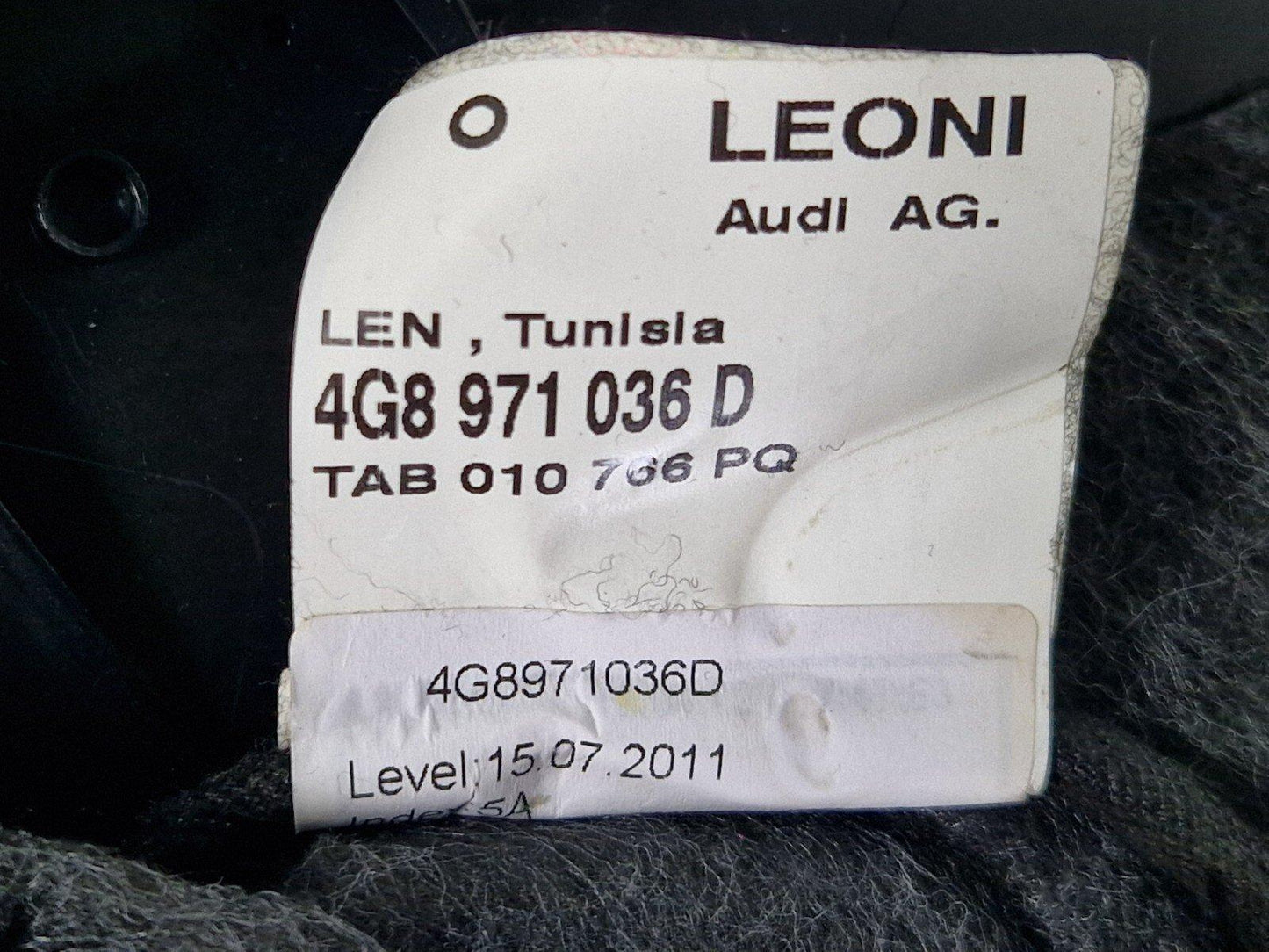 10-18 AUDI A7 4G S-LINE GENUINE PASSENGER SIDE FRONT DOOR CARD 4G8867105A