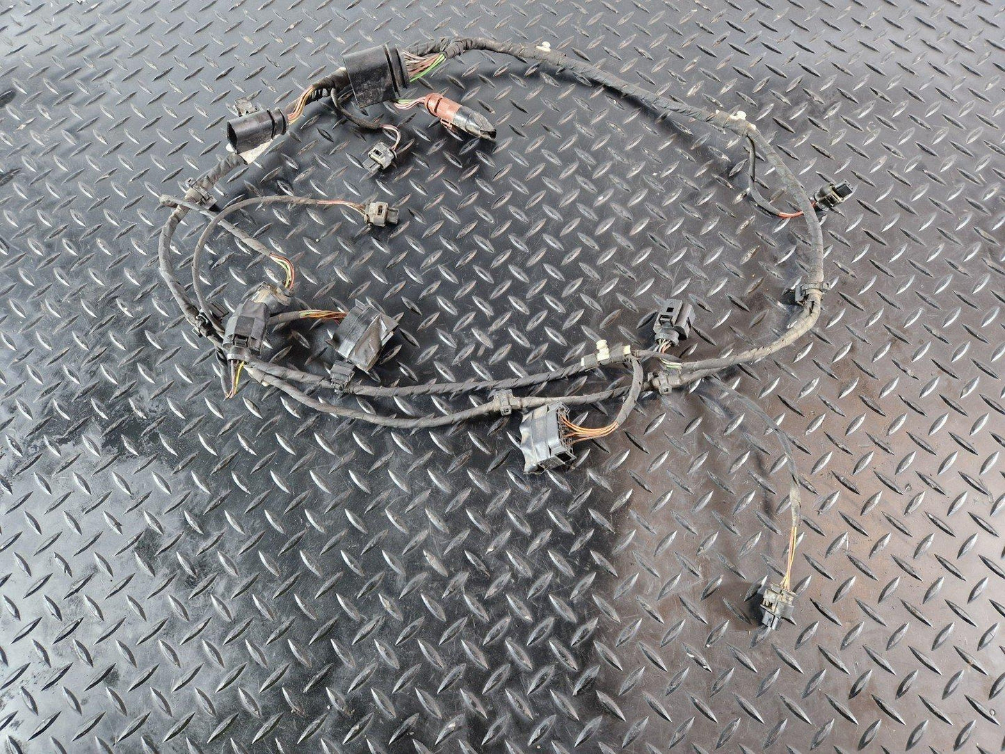 10-15 AUDI Q7 4L REAR BUMPER PDC PARKING SENSOR LOOM WIRING HARNESS 4L0971104S