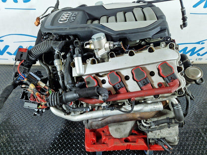 10-17 AUDI A8 4H 4.2 V8 CDRA PETROL GENUINE COMPLETE ENGINE (PLUG&PLAY)