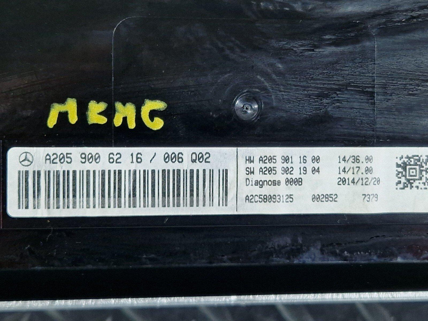 14-21 MERCEDES-BENZ C-CLASS W205 GENUINE HEAD UP DISPLAY UNIT A2059006216