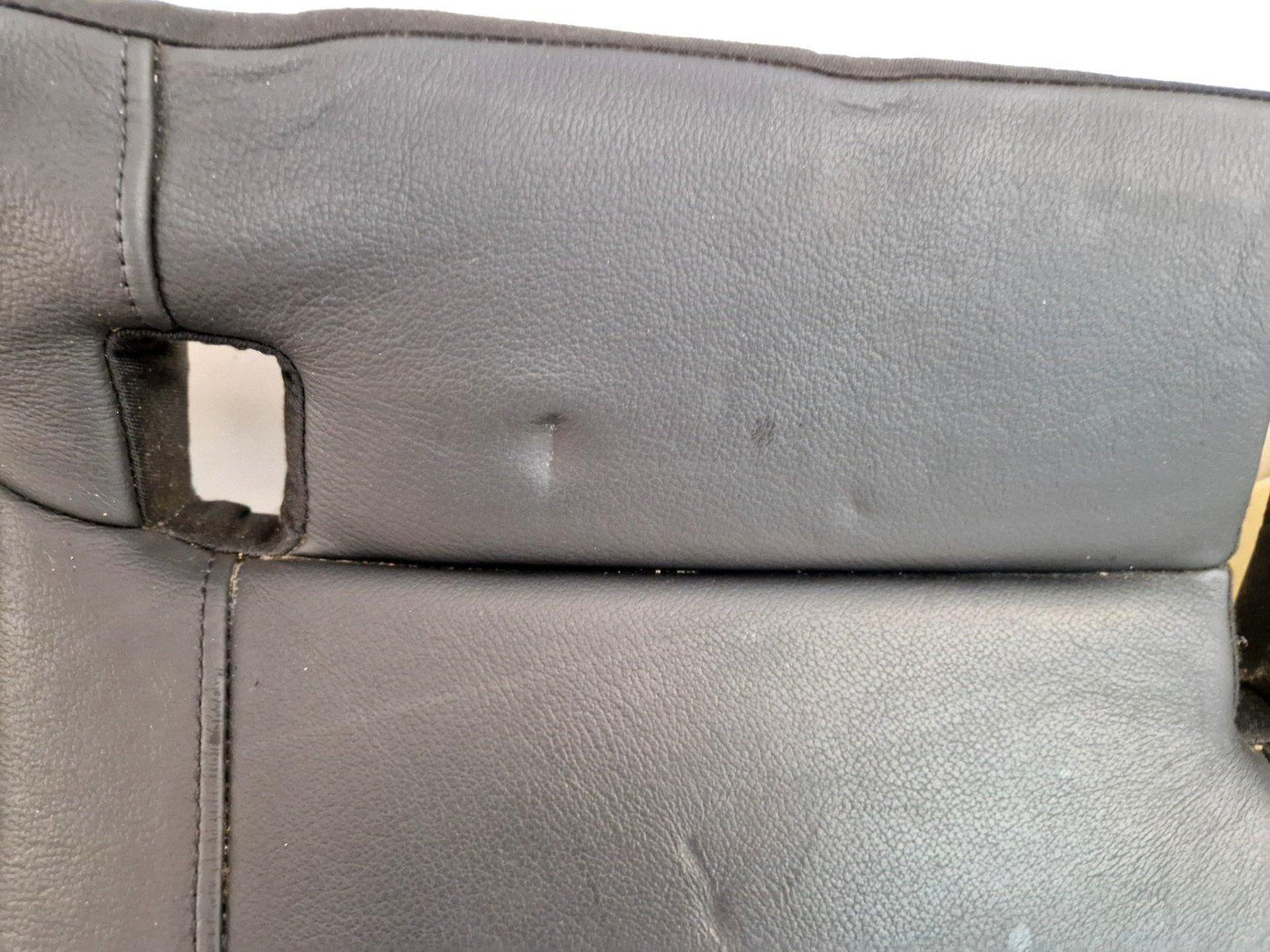 12-18 AUDI A6 C7 GENUINE BLACK LEATHER REAR SEAT BENCH 4G0885375K