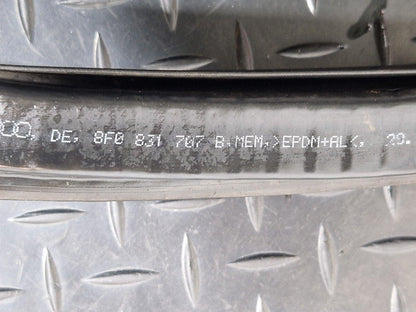 12-17 AUDI S5 CONVERTIBLE FRONT LOWER DOOR RUBBER SEAL 8F0831707