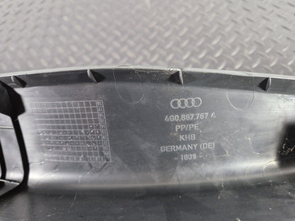 12-18 AUDI A6 C7 GENUINE OEM REAR LEFT LOWER C PILLAR TRIM BLACK 4G0867767A