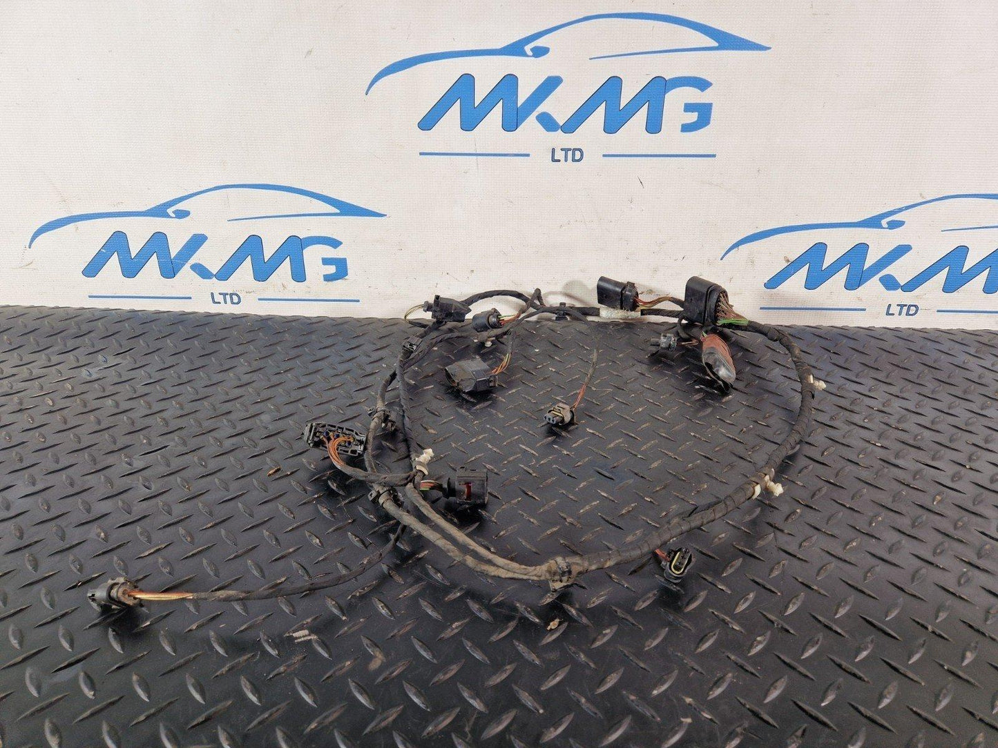 10-15 AUDI Q7 4L REAR BUMPER PDC PARKING SENSOR LOOM WIRING HARNESS 4L0971104S
