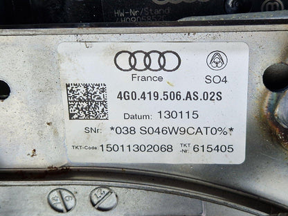 12-18 AUDI A6 C7 GENUINE STEERING COLUMN 4G0419506AS