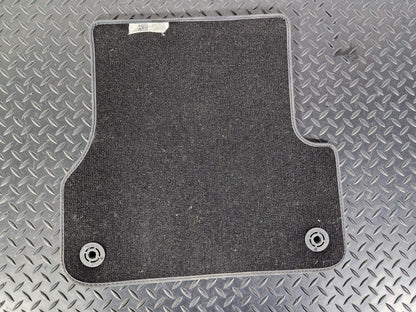 15-18 AUDI A7 4G GENUINE SET OF 2 REAR RIGHT & LEFT FLOOR BLACK MATS 4G0864450