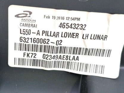 14-19 LAND ROVER L550 DISCOVERY PASSENGER LOWER A PILLAR SILL TRIM FK7202349A