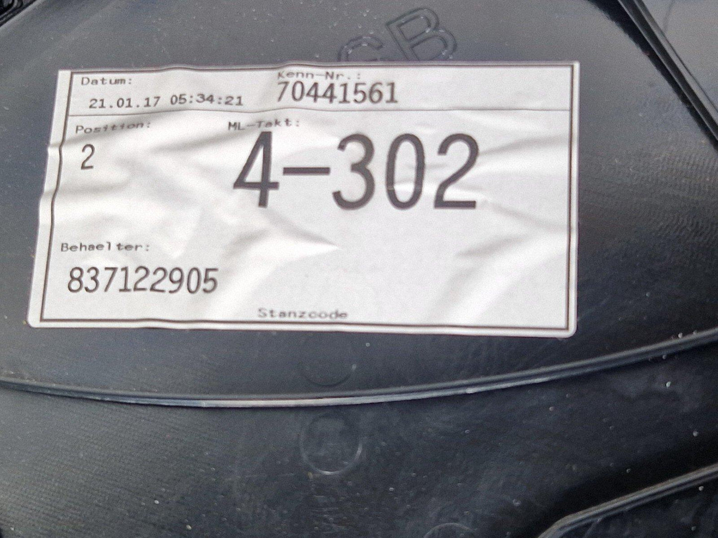 16-23 AUDI A5 F5 SPORTBACK S-LINE DRIVER SIDE REAR DOOR CARD 8W8867488