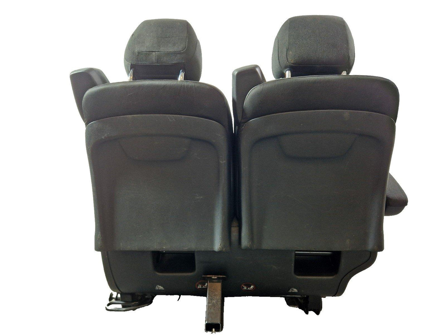 14-23 MERCEDES VITO W447 GENUINE REAR RIGHT 2ND ROW DOUBLE CLOTH SEAT