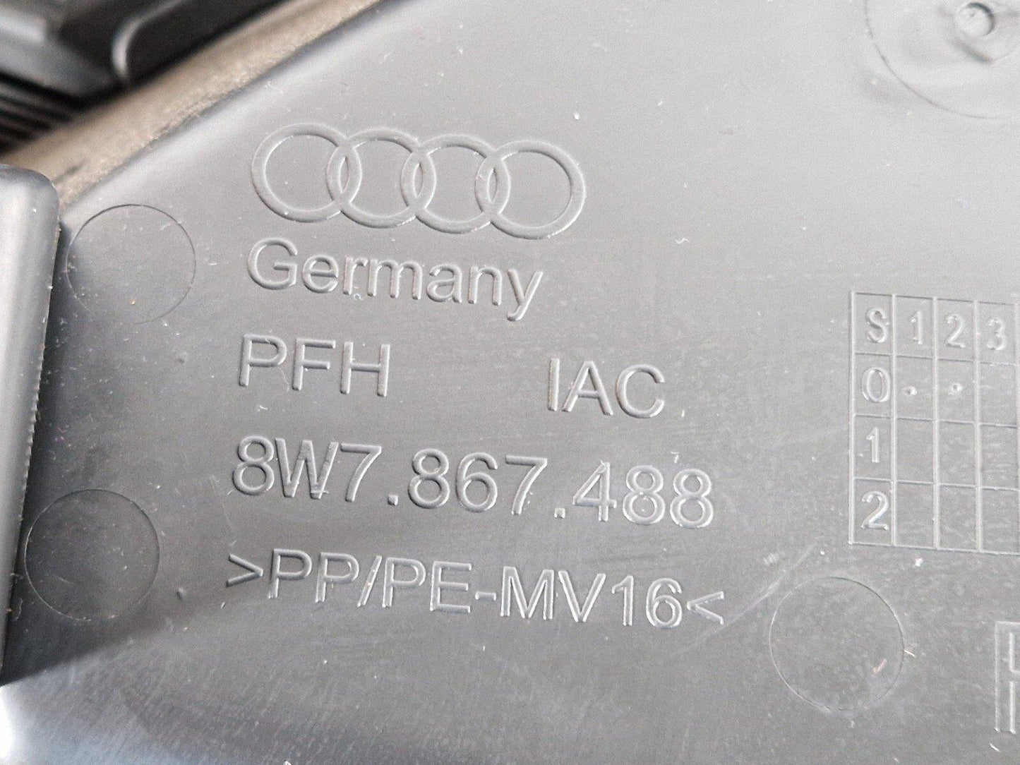 16-24 AUDI A5 F5 S-LINE CONVERTIBLE REAR RIGHT SIDE PANEL TRIM 8W7868606