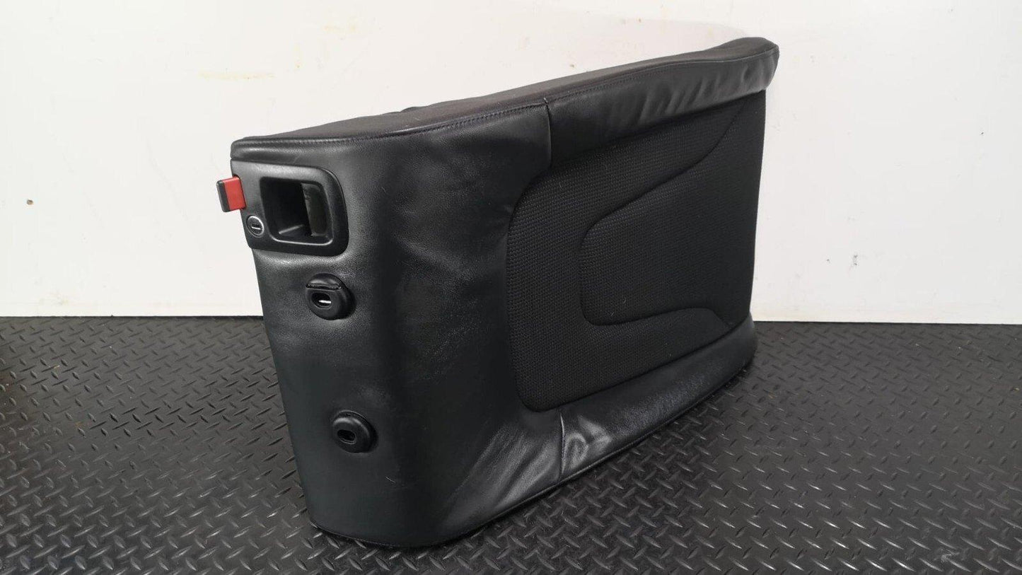 08-16 AUDI A4 B8 S-LINE GENUINE REAR LEFT SEAT BACKREST IN BLACK HALF LEATHER