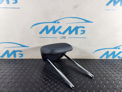 BMW 118i F40 Rear Seat Black Leather Headrest Blue Stiching