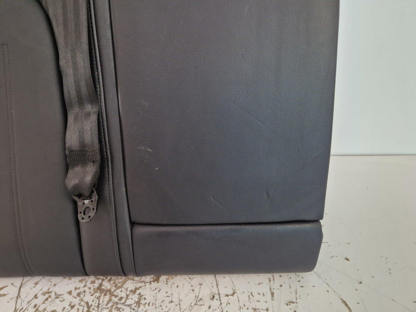 12-18 AUDI A6 C7 Rear OS Right Soul Black Leather Seat Backrest