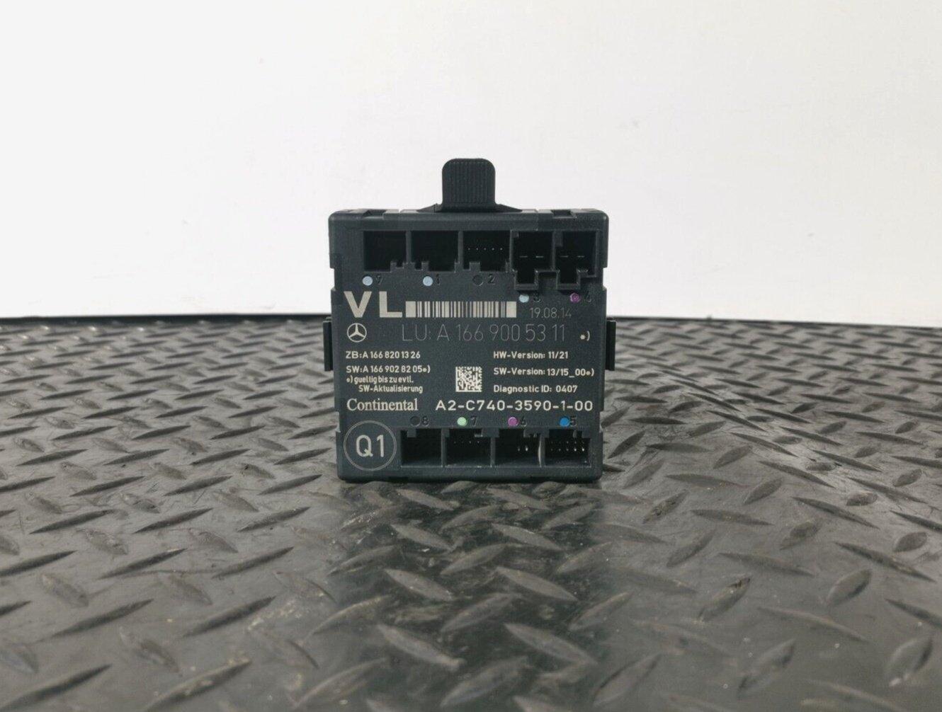 12-18 MERCEDES A-CLASS W176 GENUINE DOOR CONTROL UNIT MODULE A1669005311