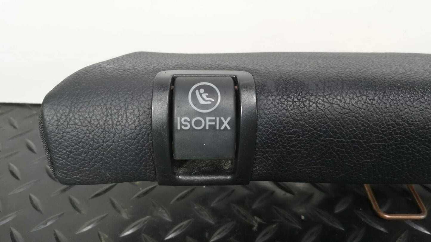 MERCEDES BENZ E-CLASS W212 REAR SEAT PADS ISOFIX BLACK LEATHER A2129200908