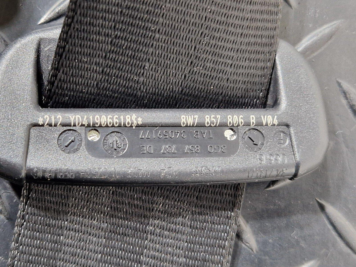 16-24 AUDI A5 F5 REAR RIGHT DRIVER SIDE SEAT BELT 3G0857737DE 8W6857806B