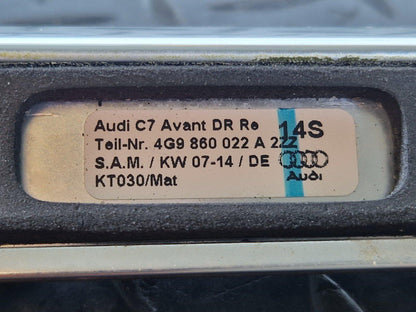 12-18 AUDI A6 C7 AVANT GENUINE O/S RIGHT DRIVER CHROME ROOF RAIL 4G9860022A