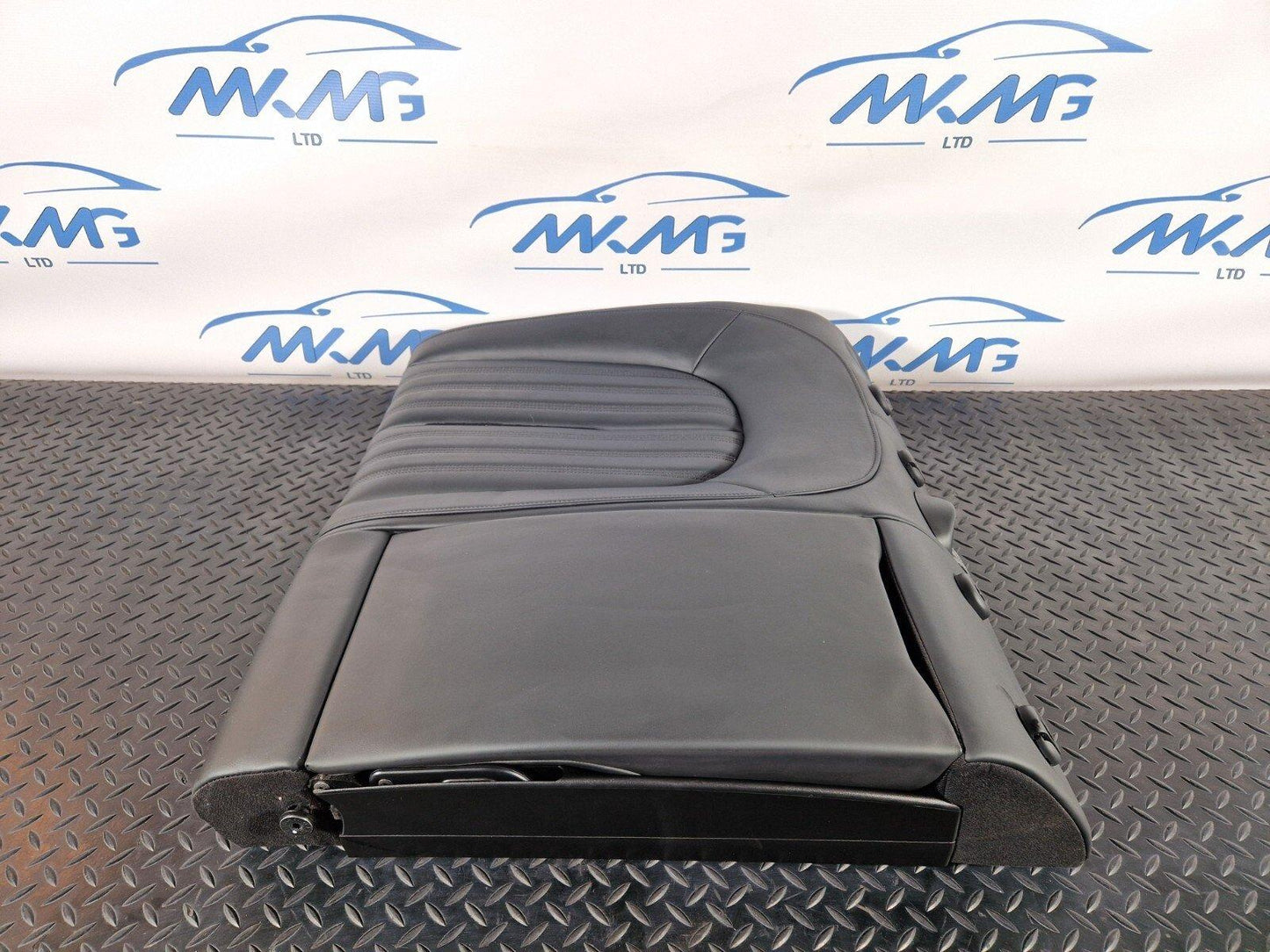 12-18 Audi A6 C7 Saloon Rear OS Right Soul Black Leather Seat Backrest 4G5885502