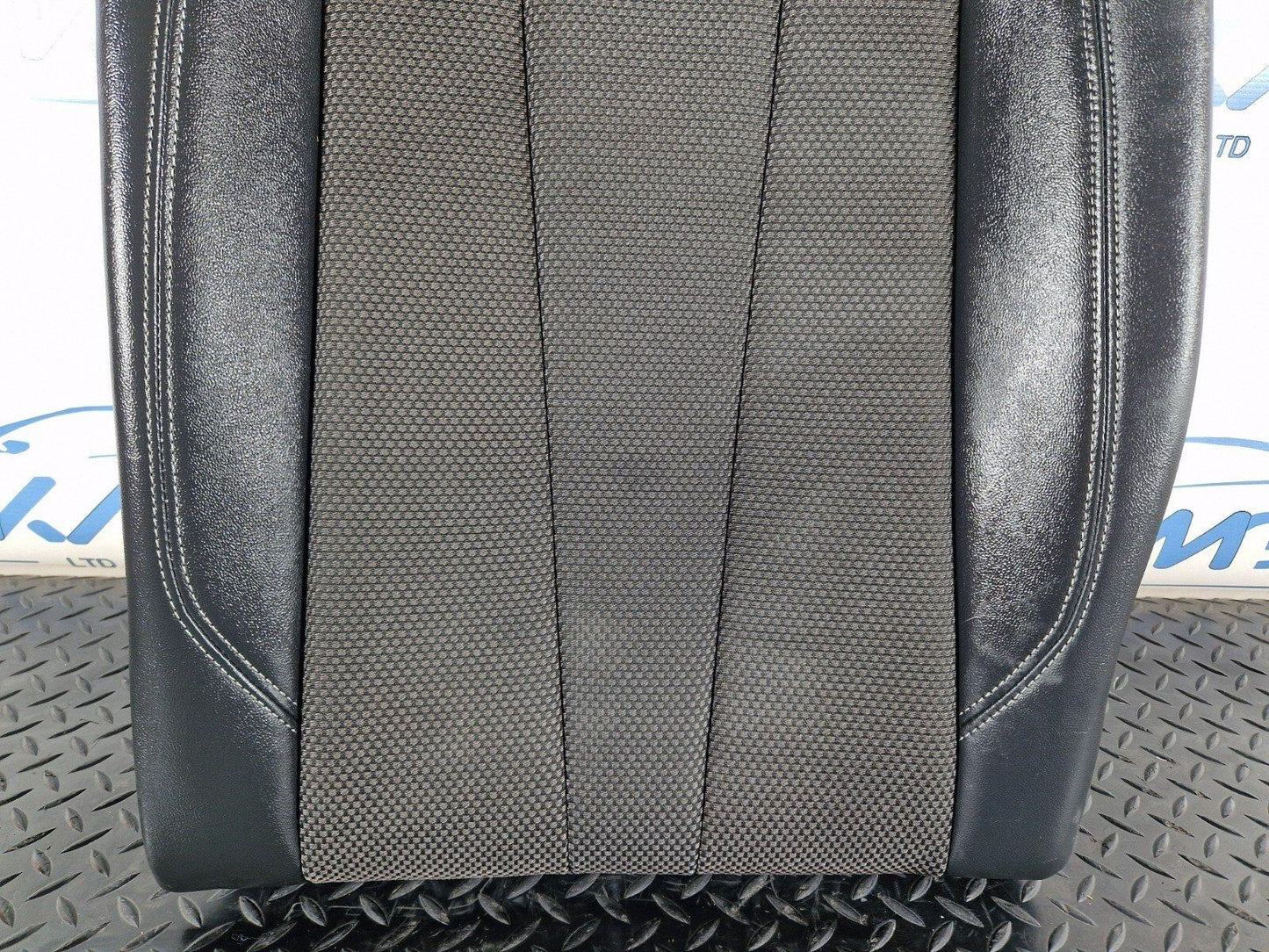 16-19 AUDI A4 B9 S-LINE OEM REAR N/S HALF BLACK LEATHER BACKREST
