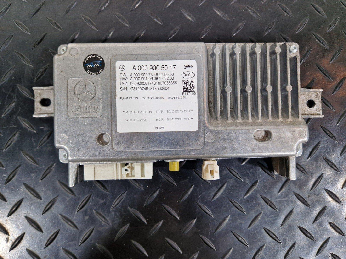 18-ON MERCEDES BENZ SPRINTER W907 GENUINE BLUETOOTH ECU A0009005017