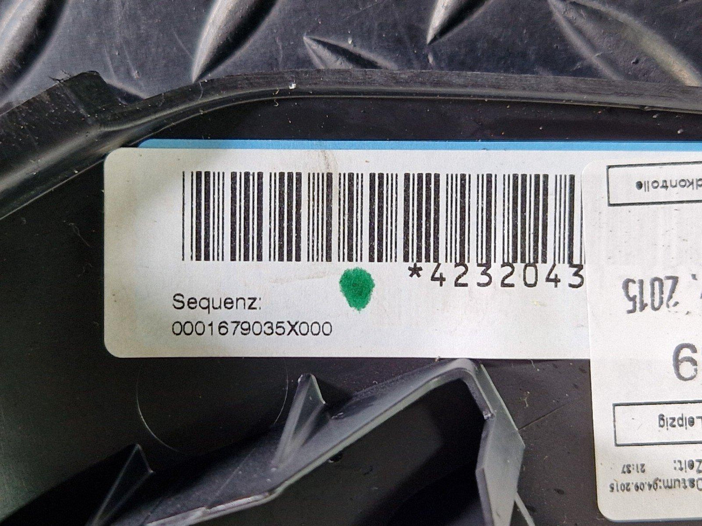 14-16 BMW 2 SERIES F22 OEM REAR RIGHT DRIVER HALF RED DOOR CARD PANEL 7311484